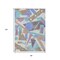 Homeroots 8' X 10' Brown Teal Blue And Ivory Geometric Washable Indoor Outdoor Area Rug 617953 - alternate 8