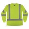 Ergodyne Hi-Vis Shirt, S, Lime, Long Sleeve 22092 - alternate 5