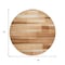 Homeroots 8' Rust And Ivory Round Striped Washable Indoor Outdoor Area Rug 630995 - alternate 5