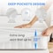 Simple Deluxe Mattress Protector Queen Size Bed Gift, Noiseless and Machine Washable Fitted Style, 100% Waterproo 3A88HKPRTCMATQUEEN19WHT - alternate 5