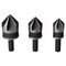 Irwin DrlBit, Countersink 3Pc Set, Blk Oxide, PK6 1877720 - alternate 2
