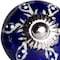 Homeroots Set of Twelve Blue And White Geometric Ceramic Drawer Pull Knobs, 12PK 321703 - alternate 6