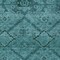 Homeroots 10' X 14' Teal Blue And Aqua Floral Washable Indoor Outdoor Area Rug 588917 - alternate 8