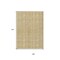 Homeroots 9' X 12' Wheat Gold And Gray Striped Washable Indoor Outdoor Area Rug 615108 - alternate 8