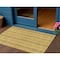 Homeroots 3' X 5' Gold And Copper Striped Washable Indoor Outdoor Area Rug 615055 - alternate 1