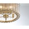 Euf Glasbury, Flush Mount, 5-Light, 18", Gold, Ribbed Glass 49185-010 - alternate 6