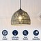 Jonathan Y Campana 10.25" 1-Light Bohemian Modern Woven Rope/Iron LED Pendant, Gray JYL6513D - alternate 8