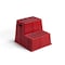 4Dock Polyethylene Step Stool - 2 Steps, 500 lbs Load Capacity, 19.7 in Overall Height, PE, Yellow ST002 - alternate 1