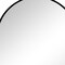 Homeroots 30" Black Metal Arch Framed Accent Mirror 719123 - alternate 4