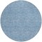 Homeroots 8' Denim Blue Black And Ivory Round Geometric Washable Indoor Outdoor Area Rug 596724 - alternate 8