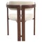 Leisuremod Velo Series Modern Dining Chair in Walnut Color Wood with Taupe Seat, 2PK VCWN-51TP-2 - alternate 7