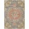 Homeroots 8' X 10' Brown Floral Medallion Washable Indoor Outdoor Area Rug 607839 - alternate 8