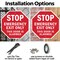 Signmission Exit Sign, Plastic Sign, 18 in W, 18 in H OC-P-2PACK-18-301 - alternate 5