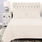 Homeroots Ivory King 100% Cotton 300 Thread Count Washable Duvet Cover Set 528537 - alternate 5