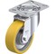Blickle Swivel Plate Caster, PU, 6", 1650 lb., Wheel Width: 2" LH-GTH 150K-16 - alternate 1