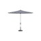 Treasure Garden 11 ft Patio Umbella, aluminum, fiberglass ribs, outdoor, Kinzie Royal Stripe UM841-SS 6733 Kinzie Royal Stripe - alternate 1