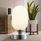 Jonathan Y Eli 8" Modern Minimalist Iron Rechargeable Integrated Portable LED Table Lamp, Nickel/White JYL7111B - alternate 6