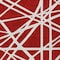 Homeroots 3' X 5' Red And Ivory Geometric Washable Indoor Outdoor Area Rug 600486 - alternate 5