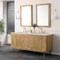 James Martin Vanities Laurent 72" Double Vanity, Light Natural Oak, w/ 3 CM Siberian Silestone Top 545-V72-LNO-3SFR - alternate 7