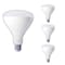 Bulbrite LED Filament 15W Dimmable BR40 Light Bulbs, Frost Glass, Medium E26 Base, 2700K, 1100lu, 4PK 862803 - alternate 1