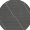Homeroots 8' Black And Ivory Round Geometric Washable Indoor Outdoor Area Rug 612108 - alternate 6