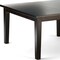 Homeroots 54" Brown Solid Wood Frame Base Square Dining Table 640724 - alternate 3