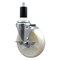 Service Caster 5'' Nylon Swivel 1-3/8'' Expanding Stem Caster with Brake SCC-EX20S514-NYS-TLB-138 - alternate 1