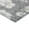 Homeroots 8' X 10' Gray And Ivory Floral Washable Indoor Outdoor Area Rug 599889 - alternate 7