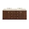 James Martin Vanities Amberly 60" Double Vanity, Mid-Century Walnut, w/ 3 CM Tajnar Eclos Top w/FreePower Wireless Charger 670-V60D-WLT-FTJR - alternate 9