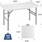 Yssoa 4 FT Portable Folding Table, Heavy Duty Table with Handles, Easy to Clean and Space Saving De 3A88FNTABLFOLD4WHT - alternate 6
