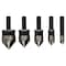 Irwin DrlBit, Countersink 5Pc Set, Blk Oxide, PK6 1877791 - alternate 1