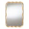 Baxton Studio Fredrika Antique Goldleaf Scalloped Wood Accent Wall Mirror 254-14107-ZORO - alternate 1