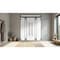 Vdomdoors Metal Double Doors Deux 1717 Gray Graphite Frosted Glass Top Transom Entry Modern Painted (W72xH80+ DEUX1717DEXD-GRE-W72xH80+12-RH-I - alternate 4