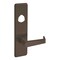 Yale Commercial Dark Bronze Painted Classroom Less Core Exit Device Lever Handle Outside Trim AU426F x 695 x LC - alternate 1