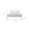 Homeroots Three Piece White Solid Wood Bedroom Set 523682 - alternate 7