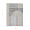 Homeroots 5' X 8' Silver Gray And Beige Geometric Washable Indoor Outdoor Area Rug 582729 - alternate 8