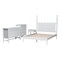 Baxton Studio Brantley Spindle Bedroom Set with Chest, White, Queen 272-14810-14811-14812-14813-ZORO - alternate 7