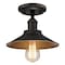 Westinghouse One-Light Indoor Semi-Flush Ceiling Fixture Louis ORB Metallic Brnz 6336000 - alternate 1