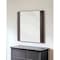 Homeroots 41" Gray Framed Mounted Accent Mirror 282680 - alternate 5