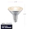 Bulbrite 120-Watt Equivalent Dimmable Flood PAR38 Medium E26 LED Light Bulb, 2700K, 2PK 861792 - alternate 5