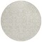 Homeroots 8' Beige And Ivory Round Damask Washable Indoor Outdoor Area Rug 595123 - alternate 7