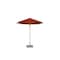 Bambrella 13' Round Bamboo Market Umbrella w/2.25" Pole Diameter-Black Canopy 4.0m R-L-B - alternate 1