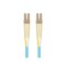 Monoprice Fiber Optic Patch Cord, LC/LC, 5m, Aqua 6388 - alternate 5