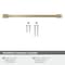 Amerock Westerly 8-13/16 inch 224mm Center-to-Center Golden Champagne Cabinet Pull BP53724BBZ - alternate 3