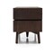 Homeroots 65in Dark Brown Acacia Solid and Manufactured Wood Enclosed Storage TV Stand 473296 - alternate 1