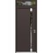 Vdomdoors Aluminum Door Cynex 6777 Brown Entry Steel Metal Modern Painted W32xH80+14 Left Inswing CYNEX6777EXD-BRW-W32xH80+14-LH-I - alternate 1