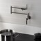 Kingston Brass Wall Mount Pot Filler Faucet, Polished Nickel KS4106KL - alternate 5