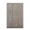 Homeroots Gray Solid and Manufactured Wood Bedroom Set 592874 - alternate 1