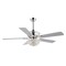 Jonathan Y Cammy 52" 3-Light Traditional Transitional Iron LED CEILING FAN, Chrome JYL9710A - alternate 10