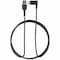 Startech.Com 6ft 2m USB A to C Charging Cable Right Angle - Heavy Duty Fast Charge USB-C Cable - Black USB R2ACR-2M-USB-CABLE - alternate 6